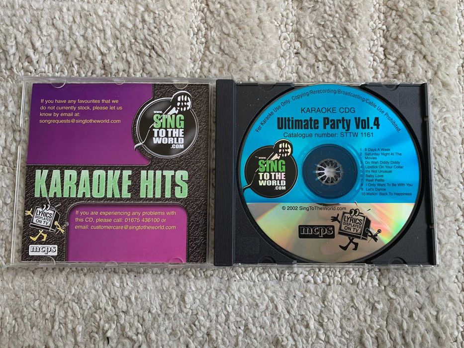 Karaoke Hits The Ultimate Party Pack Volume 4 CD 2002 The Beatles