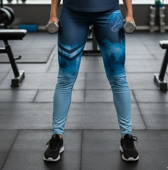 Spodnie legginsy sportowe zo-han m fitness