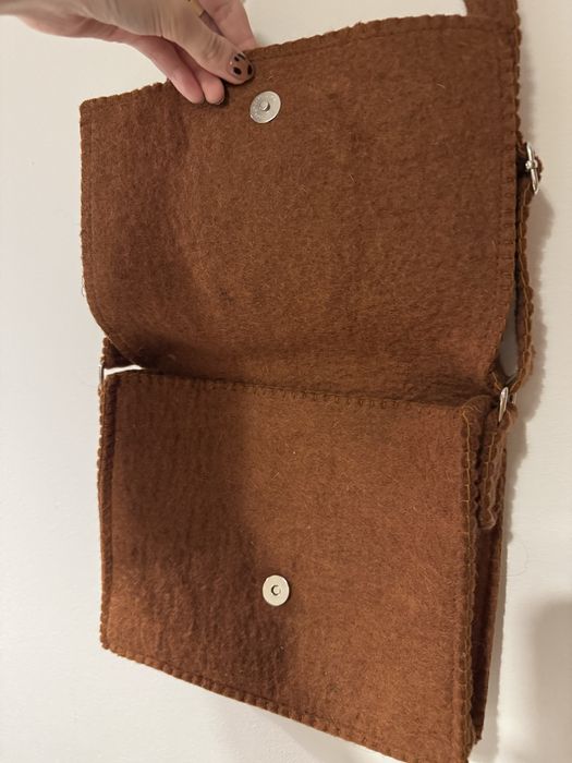 torebka wełniana tygrys handmade nepal