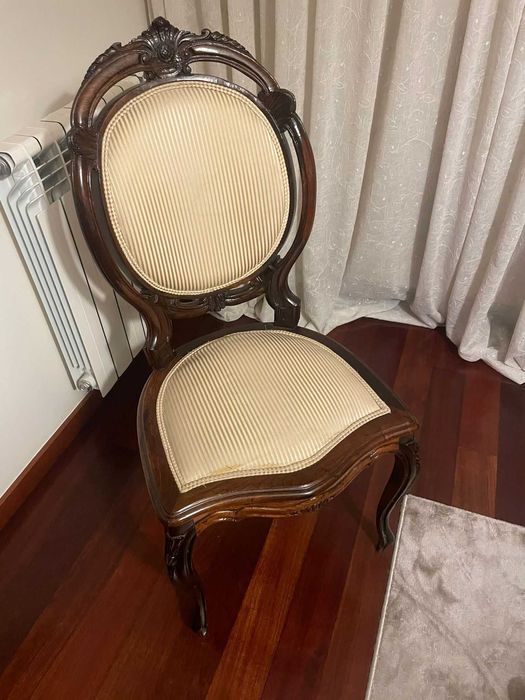 6 cadeiras pau santo