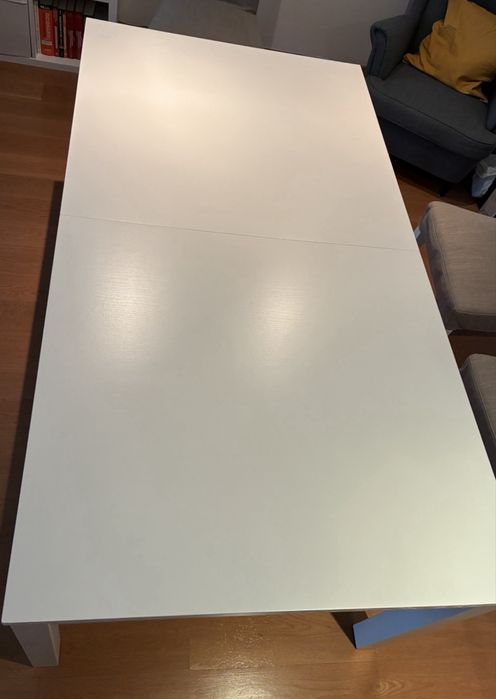 Mesa extensivel, branco, 1.75/2.20/2.65X95 cm