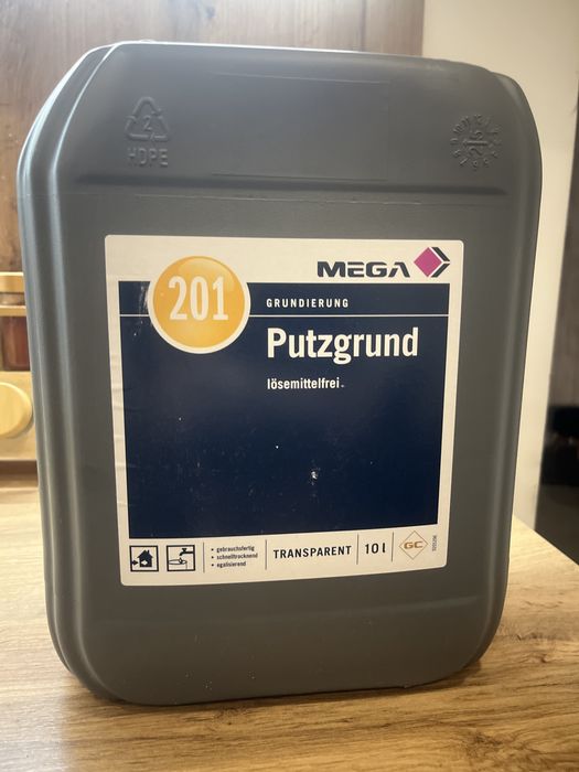 Grunt 10L MEGA 201 pod tynk lub pod farbe, transparentny