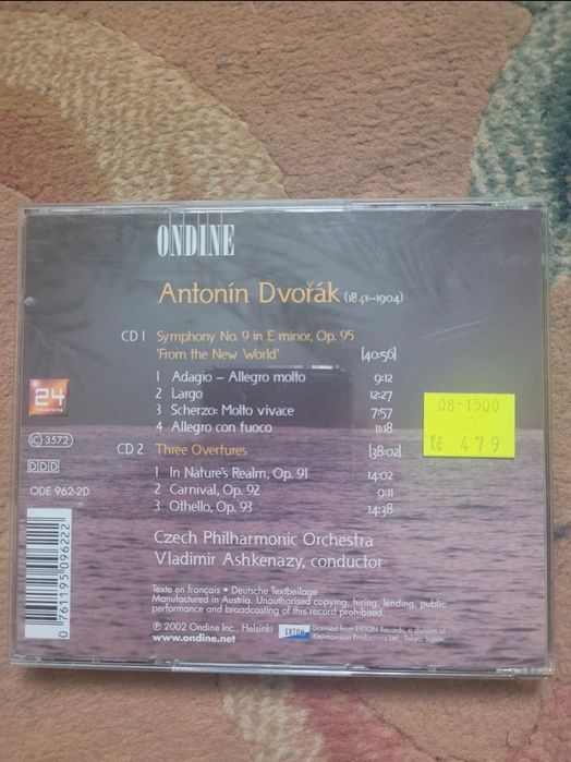 Antonin Dvorak, Symphony No. 9, Three Overtures