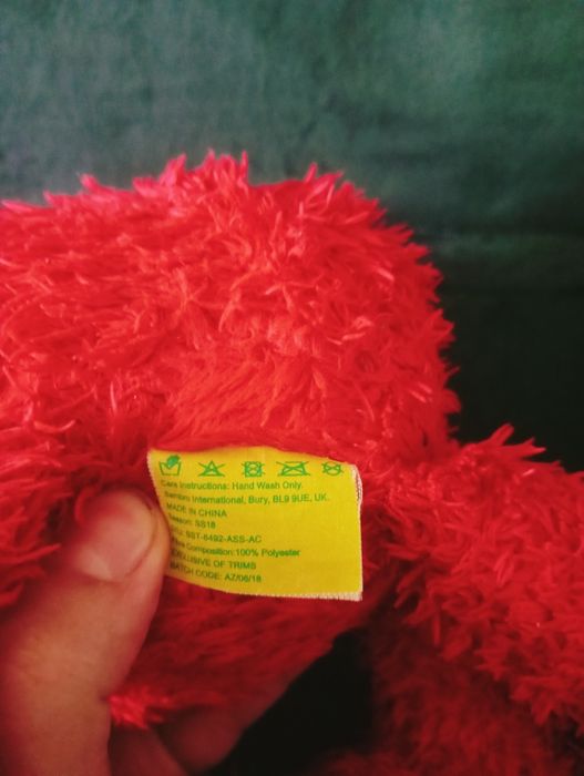 Elmo Muppety maskotka ulica Sezamkowa