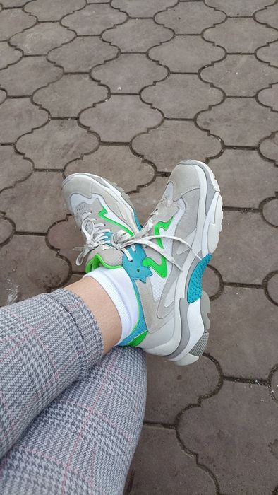 Женские кроссовки ASH Addict на толстой подошве  41