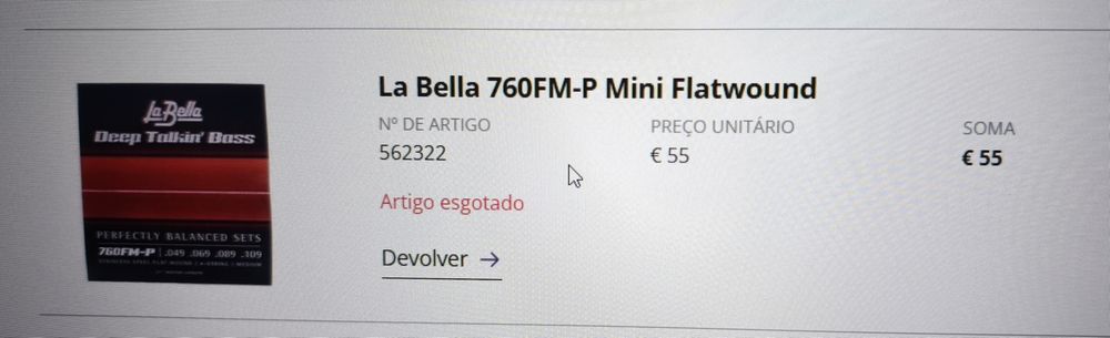 cordas baixo la bella