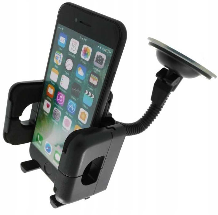 HIT! Uchwyt samochodowy do telefonu GPS na szybę przyssawka giętki .