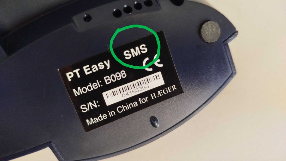 Telefones S/Fios DECT Haeger B098 PT (Par-2 Bases) com func. SMS