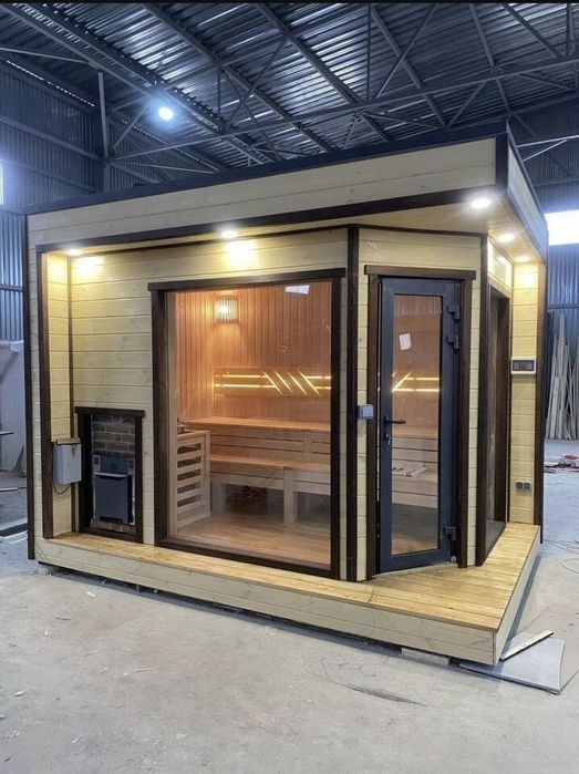 Баня,сауна парная модульная 3.5*2.00