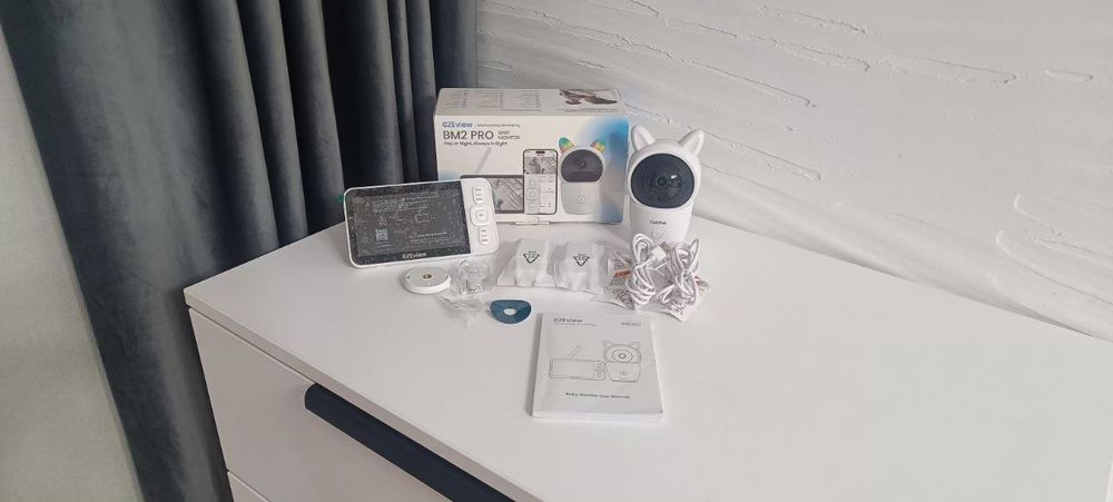 Видеоняня CZEview BM6 (BM2 PRO), 2К, WiFi, 360°, датч. звука, движения