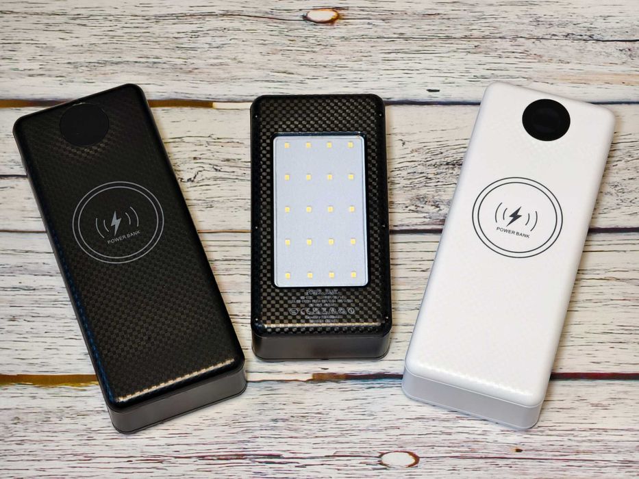 Корпус 12 16 АКБ 21700 швидка беспровідна зарядка лед лампа PowerBank