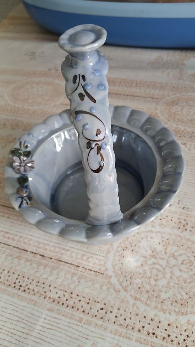 Сахарница, фруктовница, вазочка винтаж, лепка