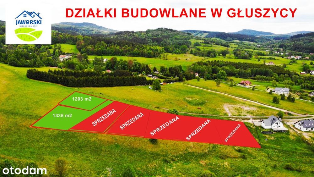 Działki budowlane w Głuszycy - widokowe