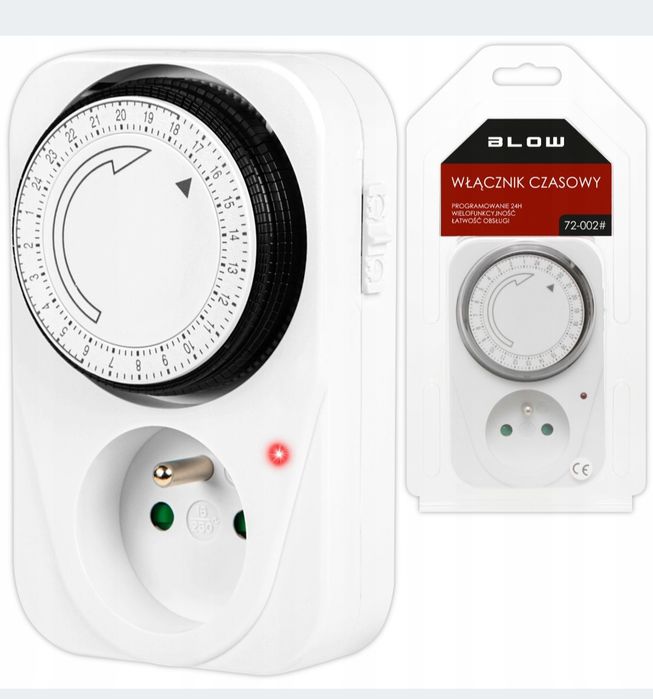 Programator czasowy analogowy 24h