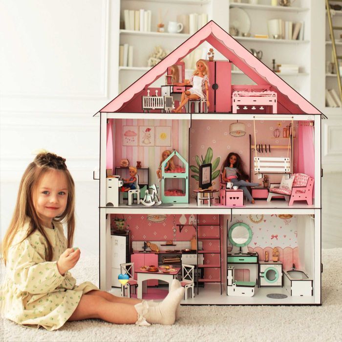 Метровий будинок для ляльок Кукольный домик для Барби Дом для кукол