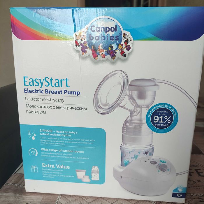 Молоковідсмоктувач Canpol babies EasyStart автомат повний комплект