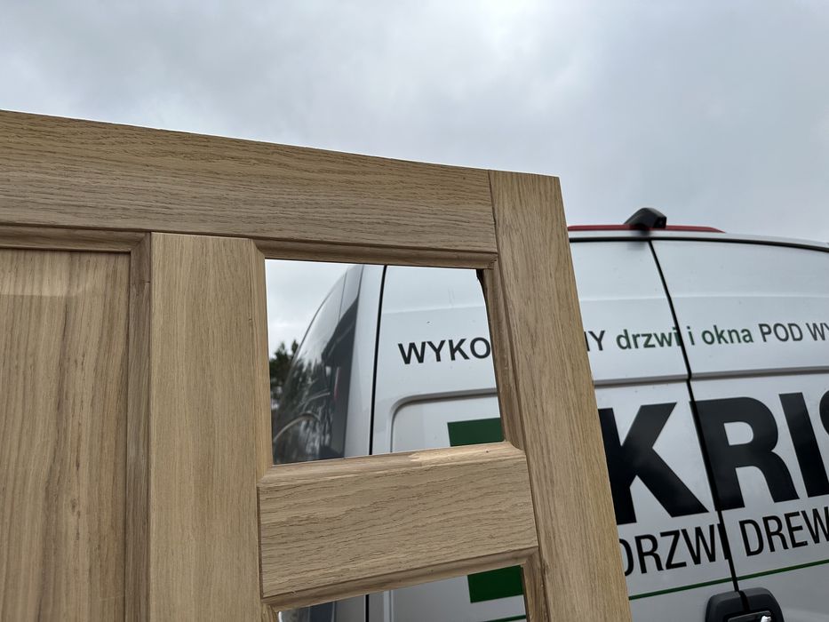 Drzwi drewniane dębowe OD RĘKI Cała Polska NA KAŻDY WYMIAR