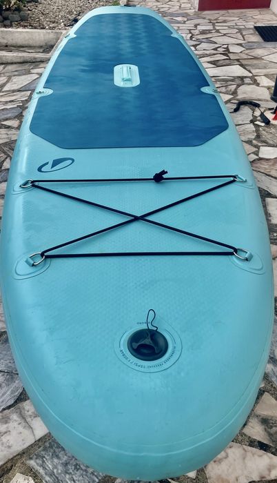Prancha SUP Tribord 100 10’6” + pack completo (saco, bomba, remo, leash, 2 quilhas)