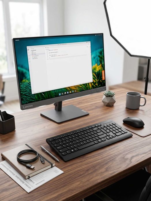 Lenovo Professional Keyboard & Mouse (EN) Bluetooth Recarregável Novo