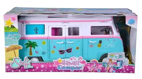 Lalka Steffi z kamperem. Simba Toys