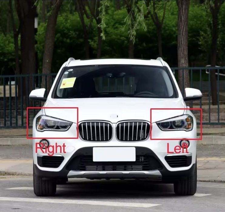 Vidro capa lente farol ótica BMW X1 F48 F49