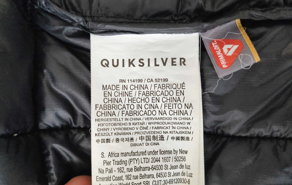 Męska kurtka Quiksilver Primaloft