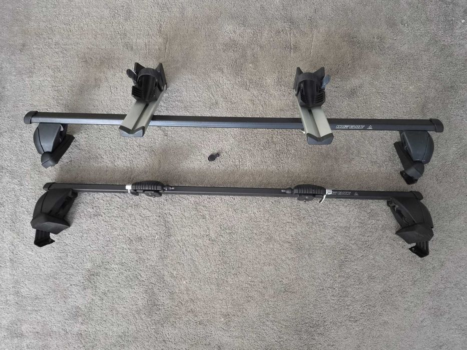 Bagażnik dachowy Ford Mondeo MK4 Hatchback/Sedan + 2x uchwyt rowerowy Mont Blanc