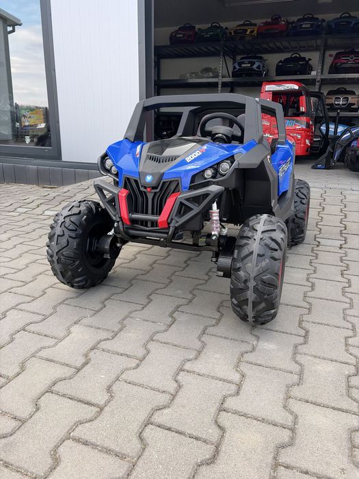 AUTO DLA DZIECI na akumulator Buggy UTV-MX 2000N na prezent PRAWO JAZDY niebieski
