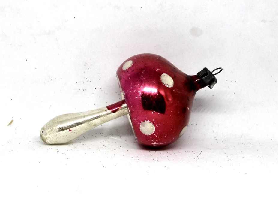 Oryginalne Szklane Bombki Choinkowe Lata 50. i 80. PRL Zestaw 10 sztuk