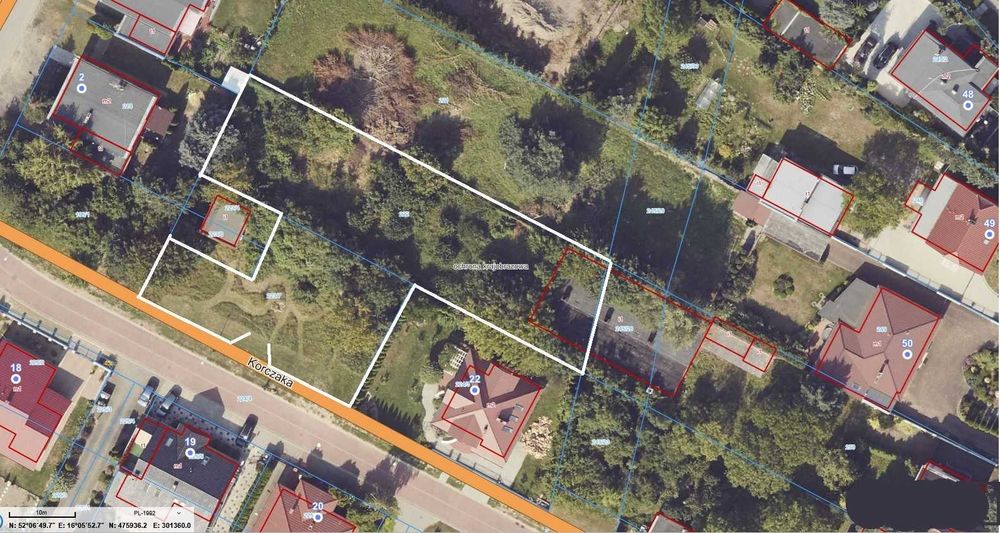działka budowlana Wolsztyn ul. Korczaka - Widok 2