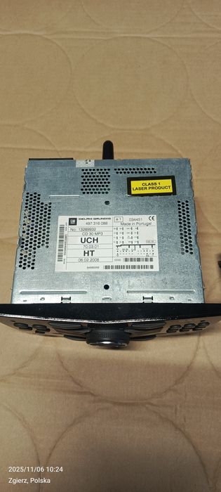 Radio Opel Astra H z wyś.  BID CD30 MP3 AUX- komplet.