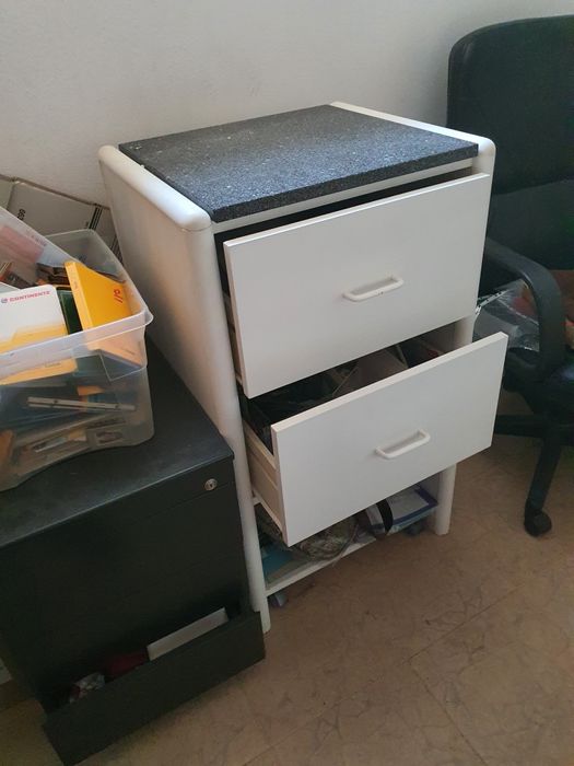 Movel balcão com tampo pedra marmorite