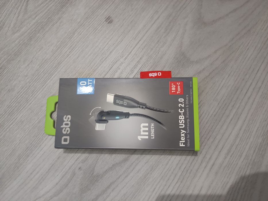 Cabo USB SBS flexível e rotativo