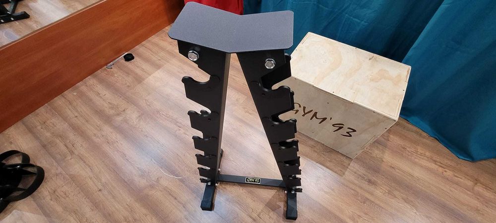 Stojak na 6 par hantli pionowy