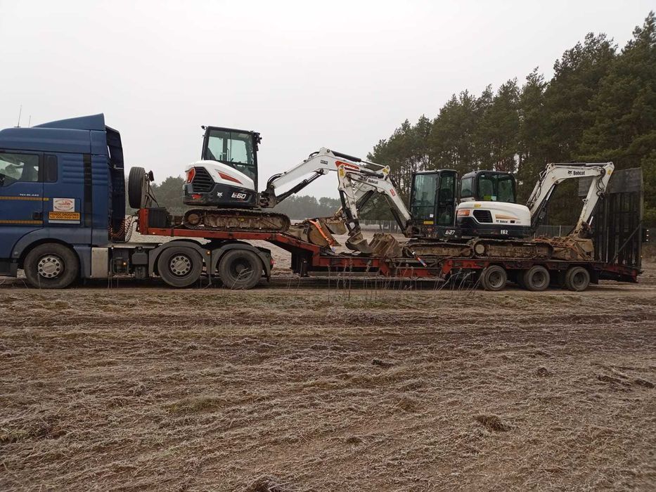 Transport niskopodwoziowy maszyn i koparek transport maszyn Poznań