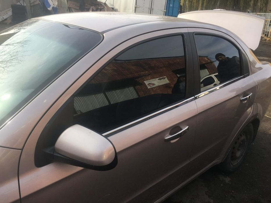 Chevrolet Aveo T250 2005-2011 рр. Нижній молдинг вікон (4 шт., нерж.) Sedan