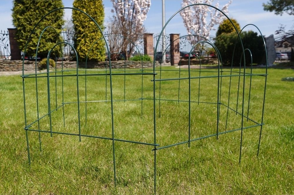 Płotek ogrodowy metalowy