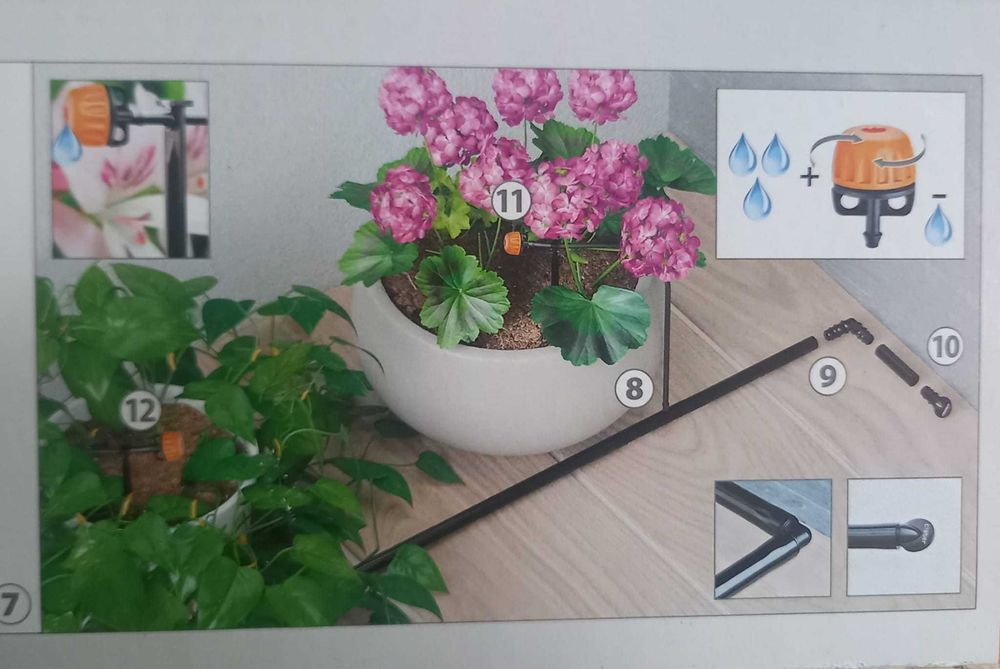 Zestaw do nawadniania kropelkowego roślin (Claber)