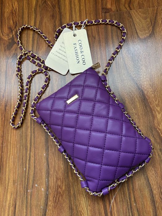 Сумка на плече, фіолетового кольору