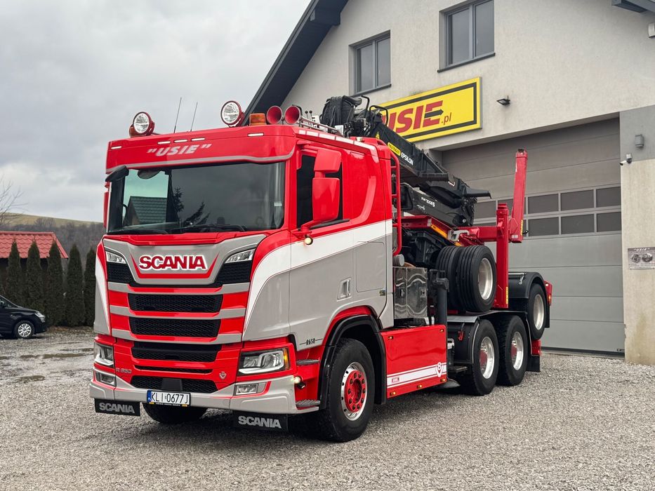 Scania V8 R650*Do drewna*drzewa*dłużycy*DOLL*EPSILON S300L*