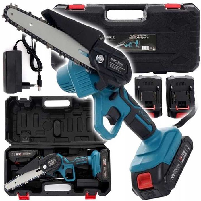 Pilarka akumulatorowa piła do gałęzi gałęziówka 6" mini łańcuchowa