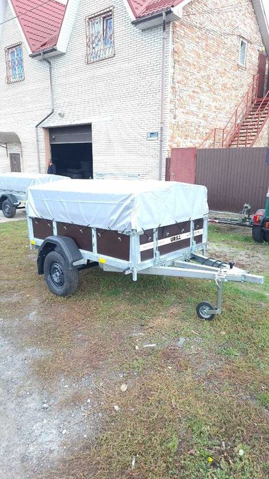 Причіп оцинкований URSA 2000x1250 борта БАКЕЛІТОВІ. Суми