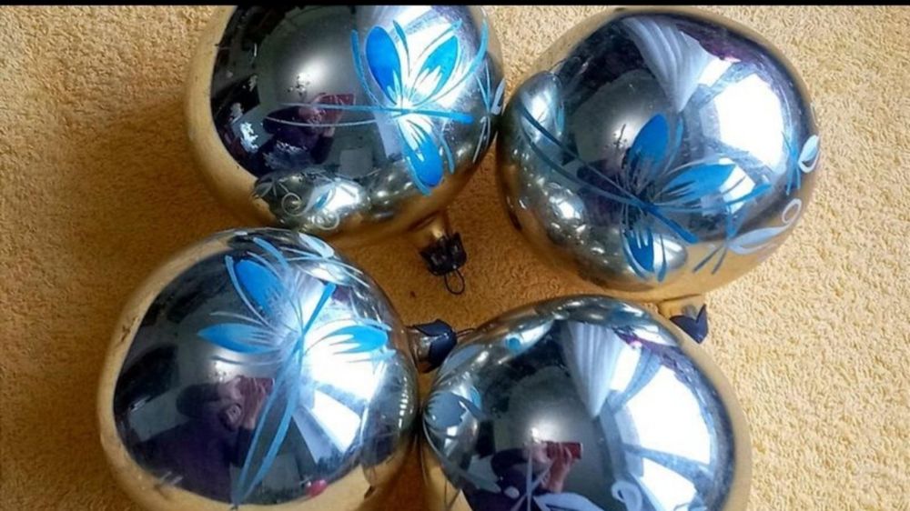 Іграшки кульки на ялинку елку СССР