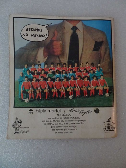 Caderneta de cromos México 86 Morumbi Panini (faltam 54 cromos)