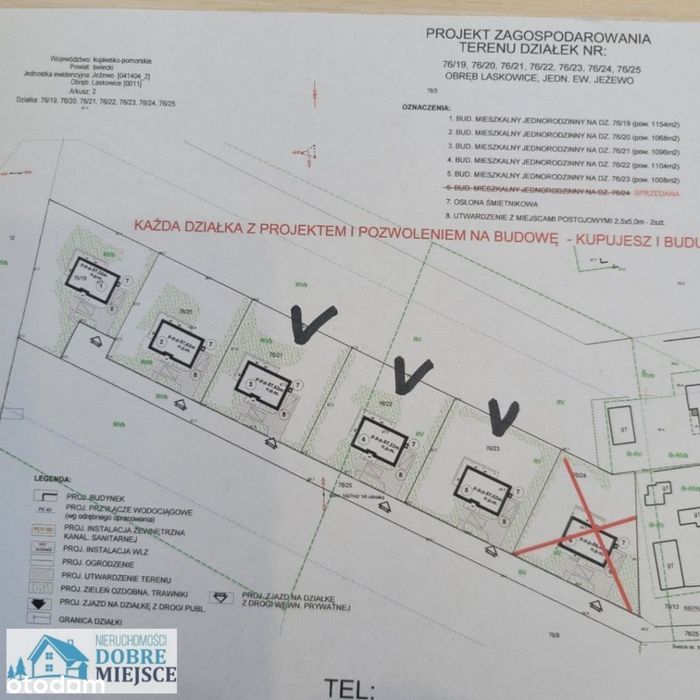 Tylko U Nas! 3 działki z pozwoleniem na budowę!
