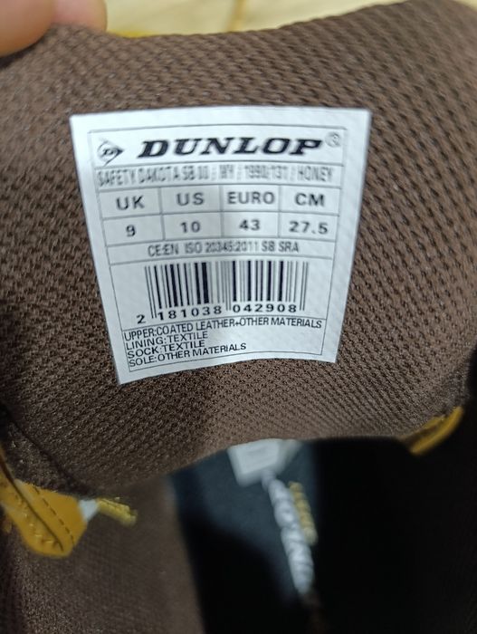 Черевики робочі Dunlop Dakota Mens Safety Boots 43 розмір