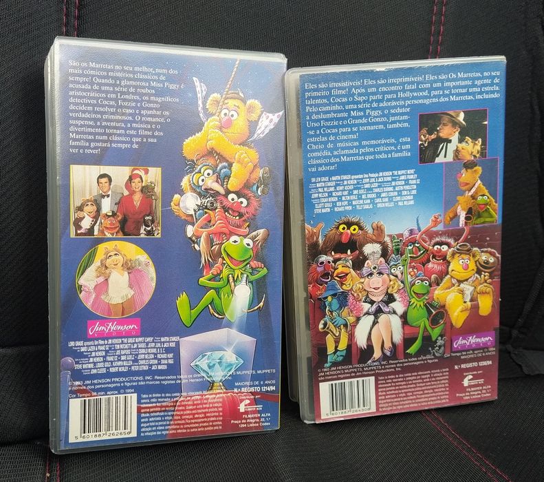 Vendo conjunto de dois VHS - Os Marretas