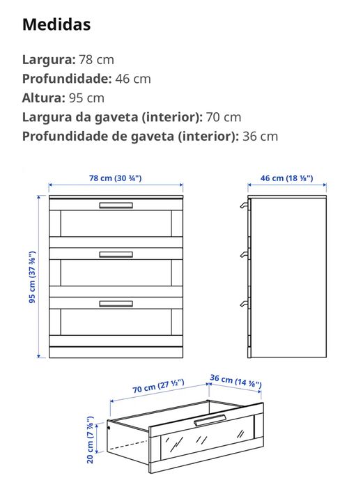 Cómoda BRIMNES Ikea