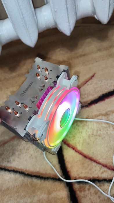 Enermax ETS-T40-TB 120 мм. White ARGB – Потужна башта 4 трубок (Intel)