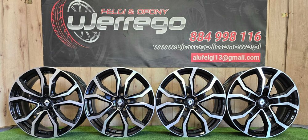 NOWE ALUFELGI RENAULT 19x5x114,3 - Austral,Espace,Megane,Talisman